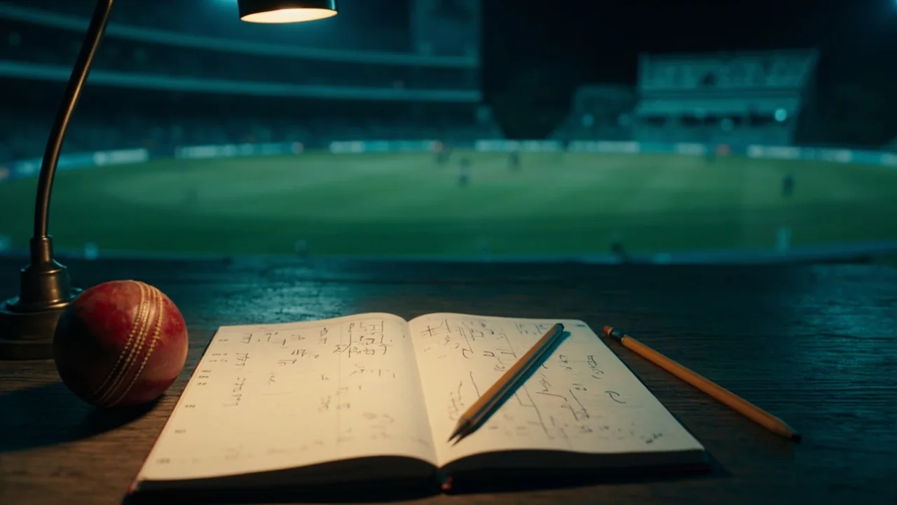 Analyst scorebook after a match